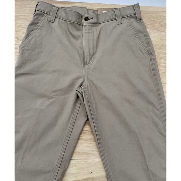 Carharrt Relaxed Fit Rugged Flex Rigby 5 Pocket Jean Tan Size 34 x 34 - New‎ - Picture 2 of 8